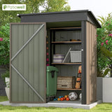 5x3 FT Outdoor Storage Shed for Backyard Garden Patio Lawn