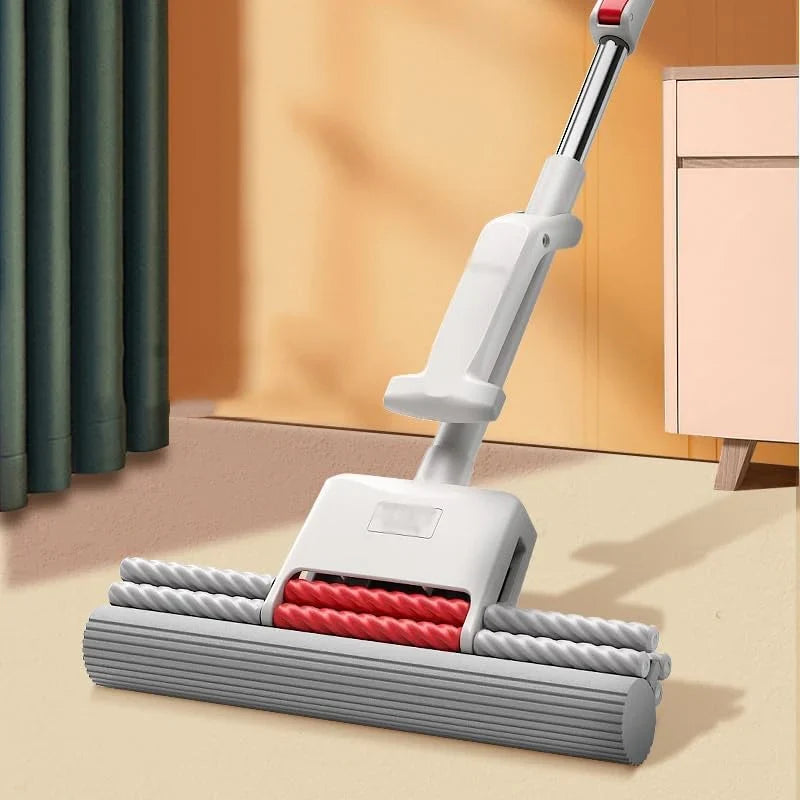 Household cleaning sponge for wiping surfaces. No need to wash hands. Absorbent floor cleaning cloth.