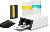 Color sticker printer and cutter - A multi-functional sticker manufacturing equipment that combines DIY creativity, custom label and gift production. Thermal transfer digital printing device, 300 DPI resolution, precise artificial intelligence automa