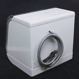 Countertop Dishwasher Kitchen Mini Portable Dish Bowl Washer Tabletop Automatic Dishwasher Deep Cleaning for Home, Apartment, RV (White Black)