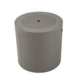 Aegean Steel Propane Fire Pit Hidden Tank in Mist Gray, 24-in