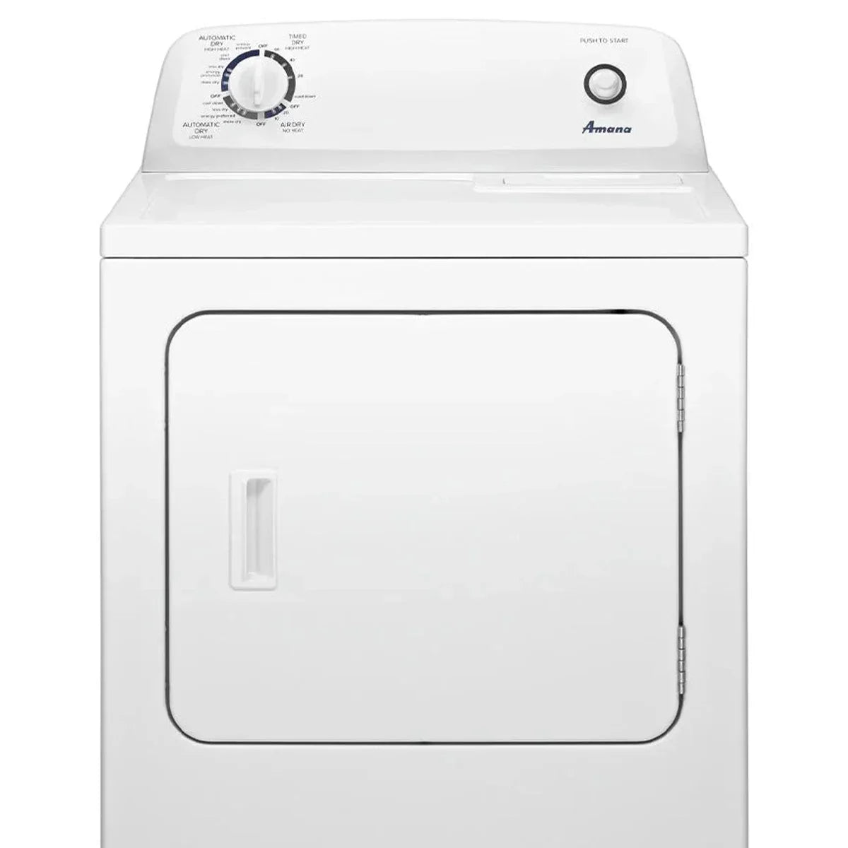 Amana 6.5 cu ft. White Electric Dryer with Automatic Dryness Control