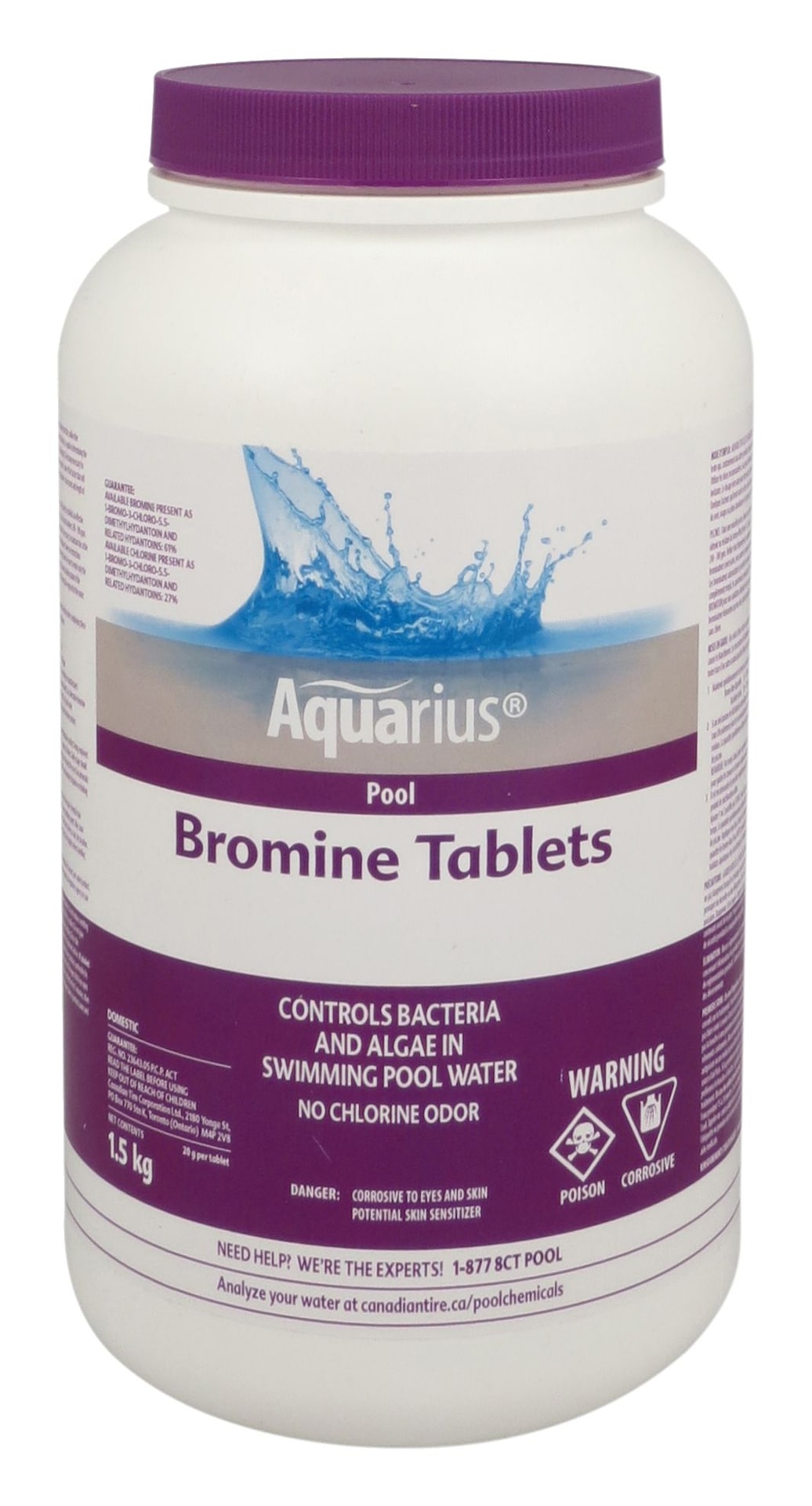 Aquarius Pool Bromine Tablet, 1.5-kg