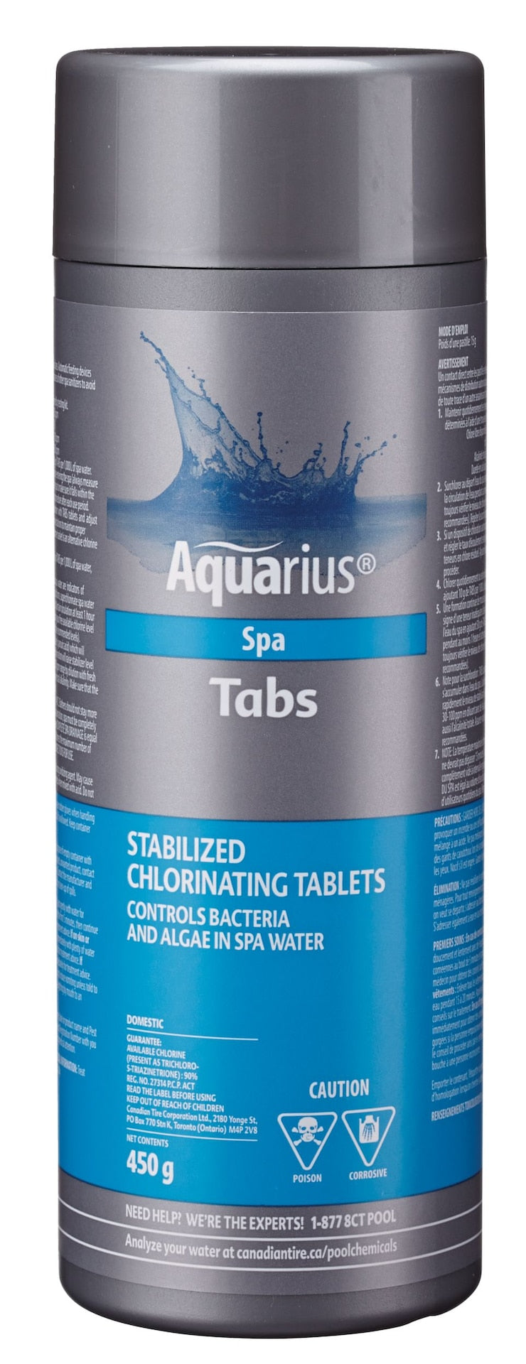 Aquarius Tabs Stabilized Chlorinating Tablets for Spa, 450-g