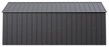 Arrow Classic 12x17-ft Charcoal Corrosion-Resistant Metal Shed