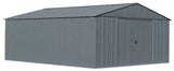 Arrow Classic 14x17-ft Charcoal Corrosion-Resistant Steel Shed