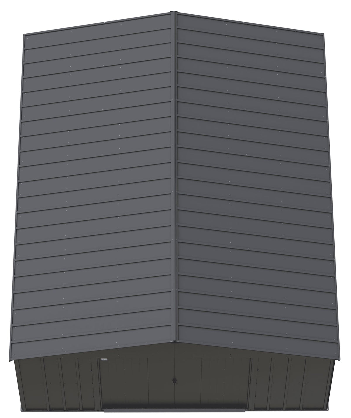 Arrow Classic 14x17-ft Charcoal Corrosion-Resistant Steel Shed
