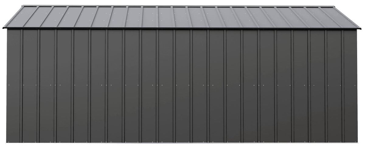 Arrow Classic 14x17-ft Charcoal Corrosion-Resistant Steel Shed