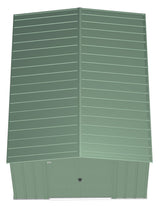 Arrow Classic Galvanized Steel Storage Shed, Sage Green, 10-ft x 14-ft
