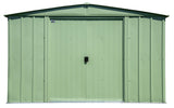Arrow Classic Galvanized Steel Storage Shed, Sage Green, 10-ft x 8-ft