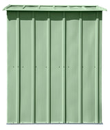 Arrow Classic Galvanized Steel Storage Shed, Sage Green, 6-ft x 5-ft