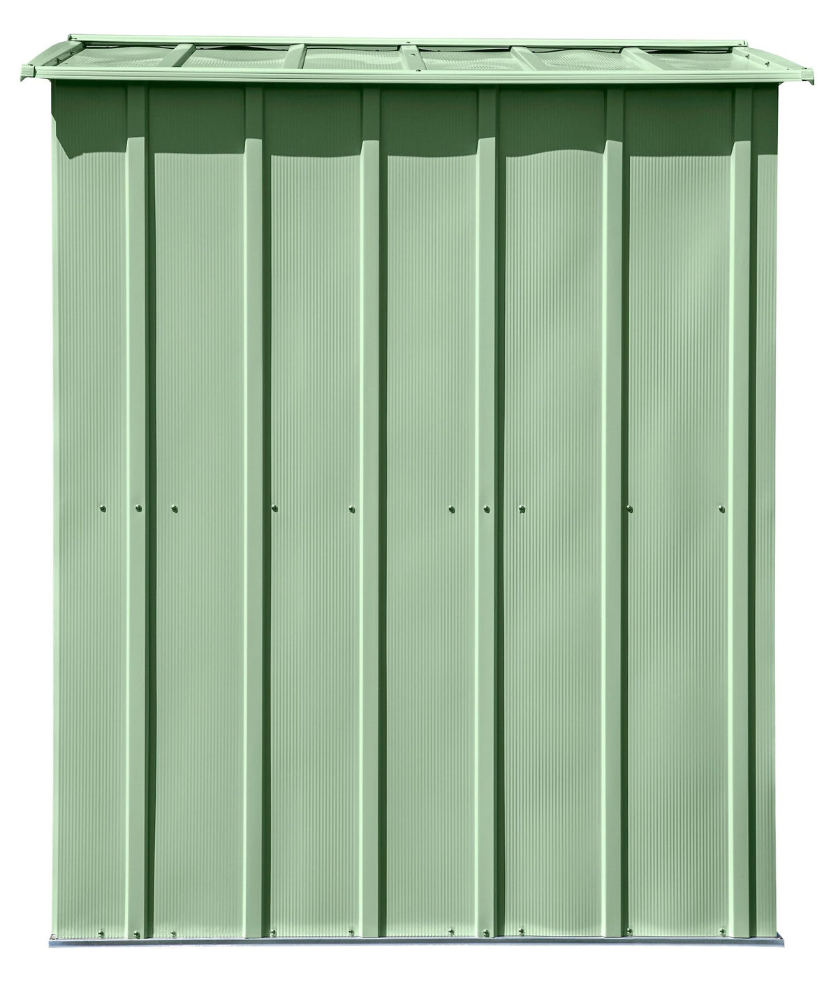 Arrow Classic Galvanized Steel Storage Shed, Sage Green, 6-ft x 5-ft
