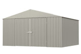 Arrow Elite 14x12-ft Cool Grey Weather-Resistant Steel Shed