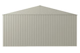 Arrow Elite 14x14-ft Cool Grey Corrosion-Resistant Steel Storage Shed