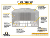 Arrow Floor Frame Kit for Arrow Classic 10x11-ft, 10x12-ft and 10x14-ft Sheds
