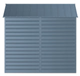 Arrow Select Galvanized Steel Storage Shed, Blue Grey, 8-ft x 8-ft