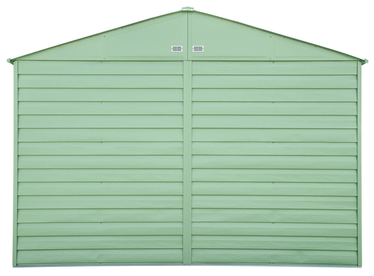 Arrow Select Galvanized Steel Storage Shed, Sage Green, 10-ft x 8-ft