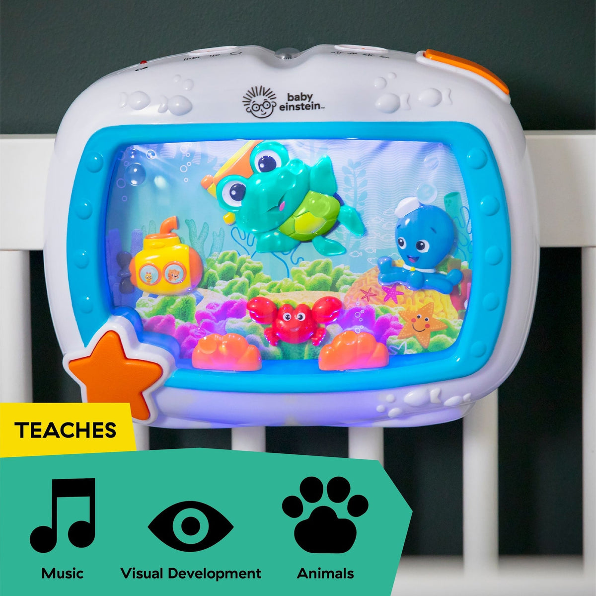 Sea Dreams Soother Musical Crib Toy and Sound Machine