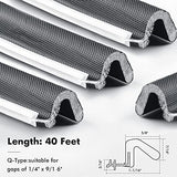 Door Weather Stripping Soundproof Door Seal Strip V-Shaped "Q" Foam Kerf Weather Stripping