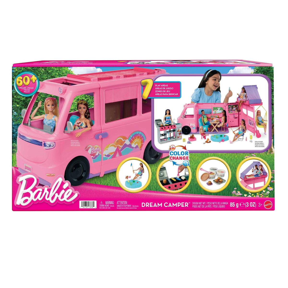 Dream Camper Toy Vehicle Playset with 60+ Accessories