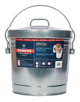 Galvanized Steel Multi-Use/Garbage Can with Locking Lid, 22-L (6 US gal)