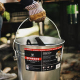 Galvanized Steel Multi-Use/Garbage Can with Locking Lid, 22-L (6 US gal)