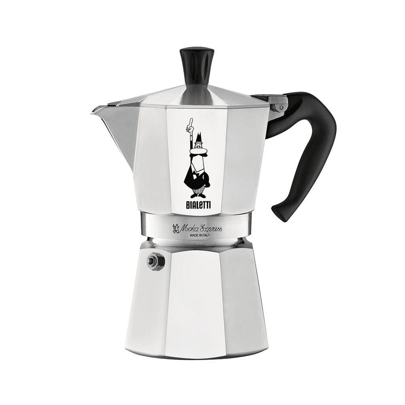 Moka Pot with Ergonomic Anti-Scale Handle, 6-Cup J9604