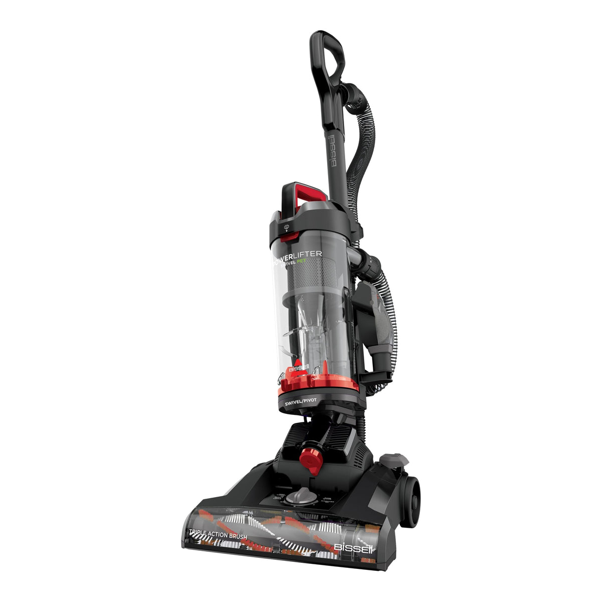 BISSELL Power Lifter Swivel Pet Lightweight Bagless Upright Corded Vacuum Cleaner