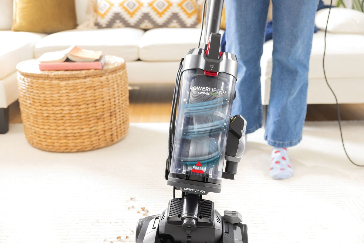 BISSELL Power Lifter Swivel Pet Lightweight Bagless Upright Corded Vacuum Cleaner