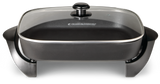 Family-Sized Non-Stick Electric Skillet, Black, 12x15-in