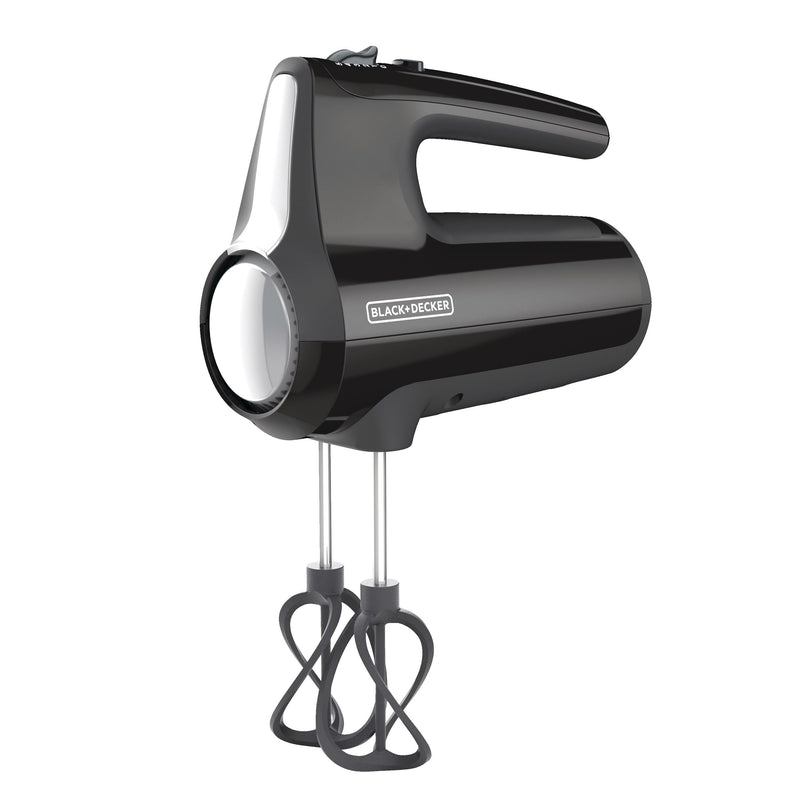 Helix Hand Mixer, Premium Performance 5 Speed Hand Mixer, Includes 5 Attachments and Case, Black L5576