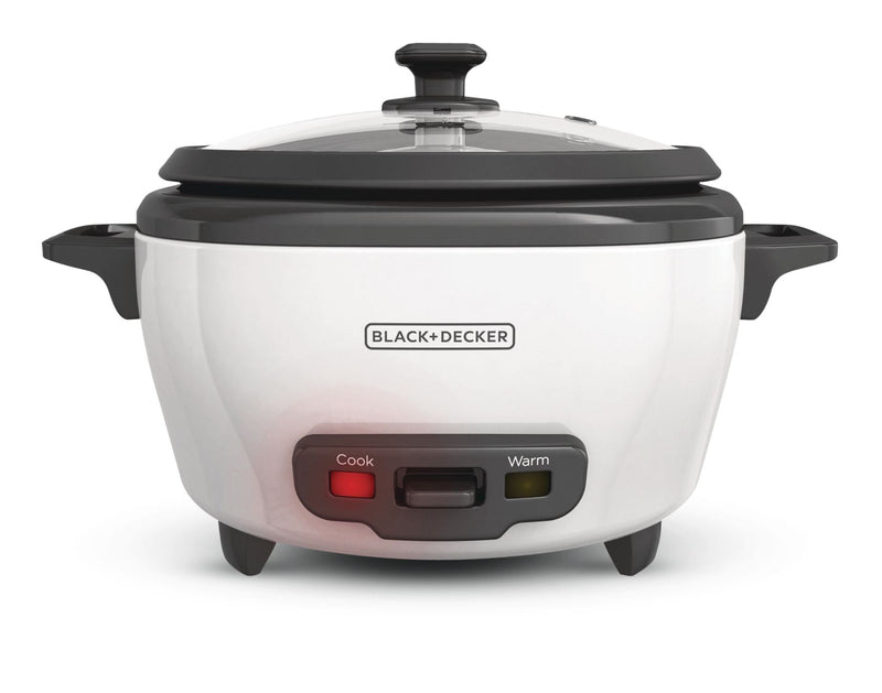Non-Stick Rice Cooker & Steamer White, 6 Cups F9478