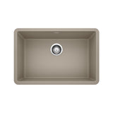 Precis 27-in Single Bowl Undermount Kitchen Sink, Truffle
