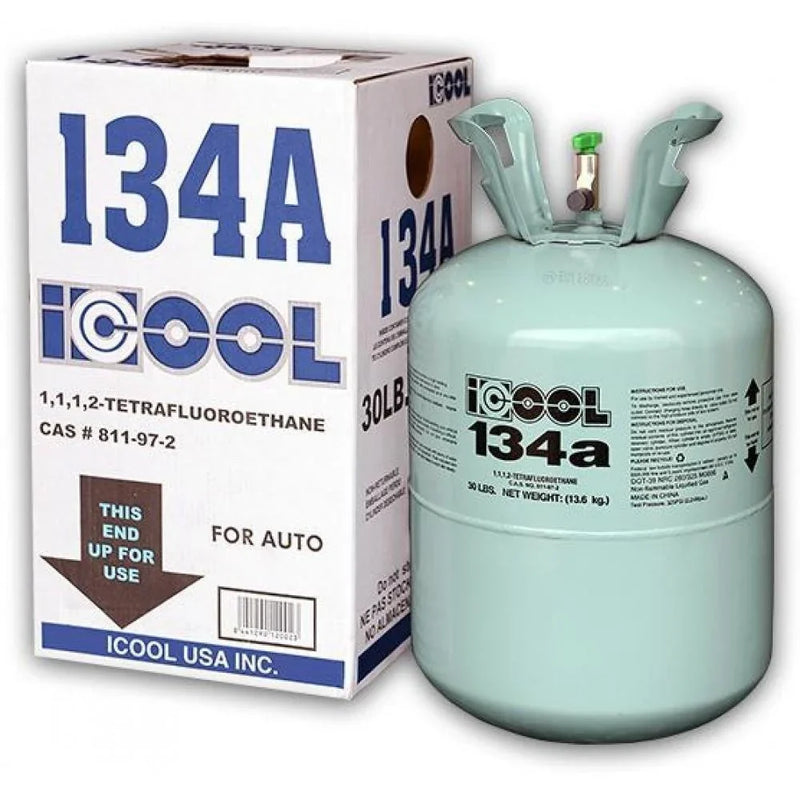 R134A Refrigerant, Full of R-134A, Net 30LB Tank, Suitable for automotive air conditioners, refrigerators-Make in USA P6890