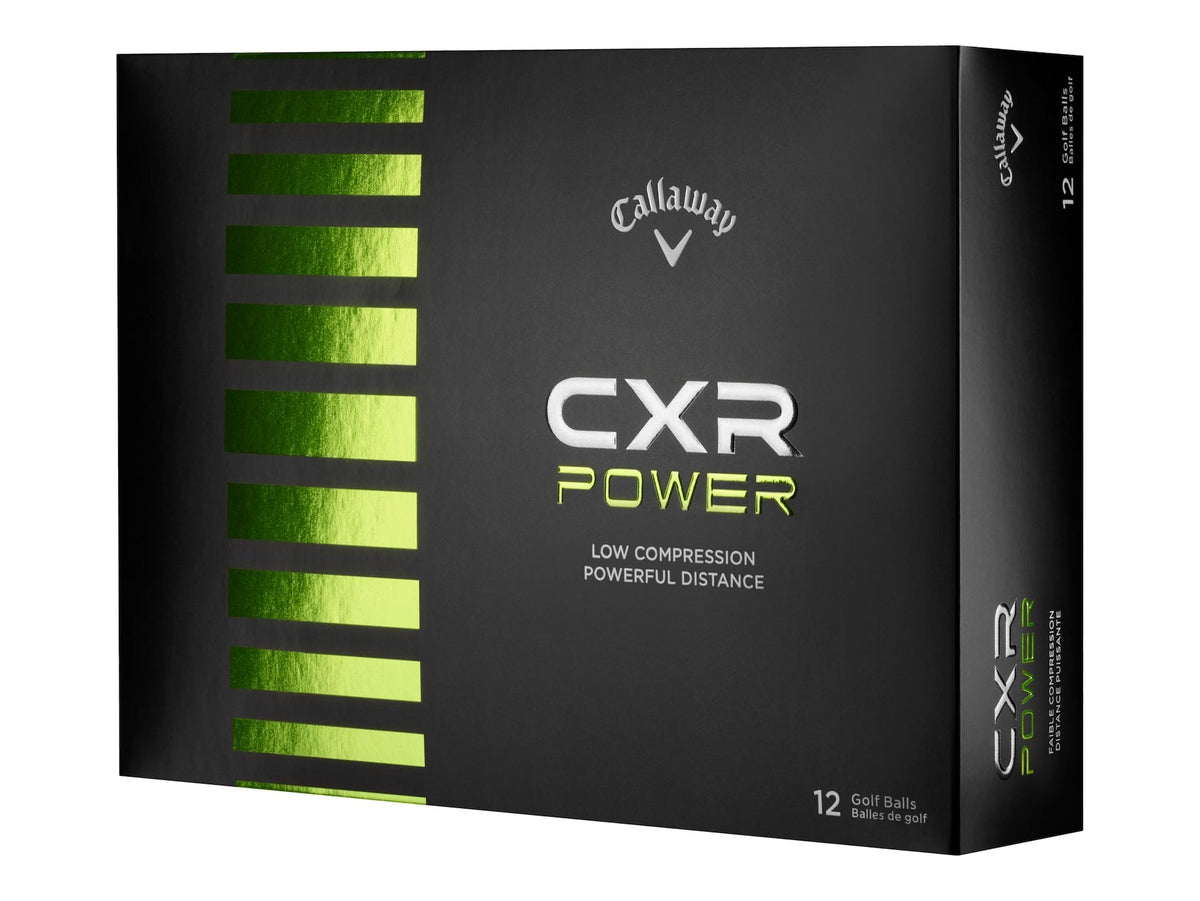 CXR Power Golf Ball, White, 12-pk