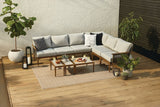CANVAS Baffin All-Weather Wicker Outdoor/Patio Conversation Set with Custom Fit Cover