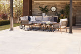 CANVAS Baffin All-Weather Wicker Outdoor/Patio Conversation Set with Custom Fit Cover
