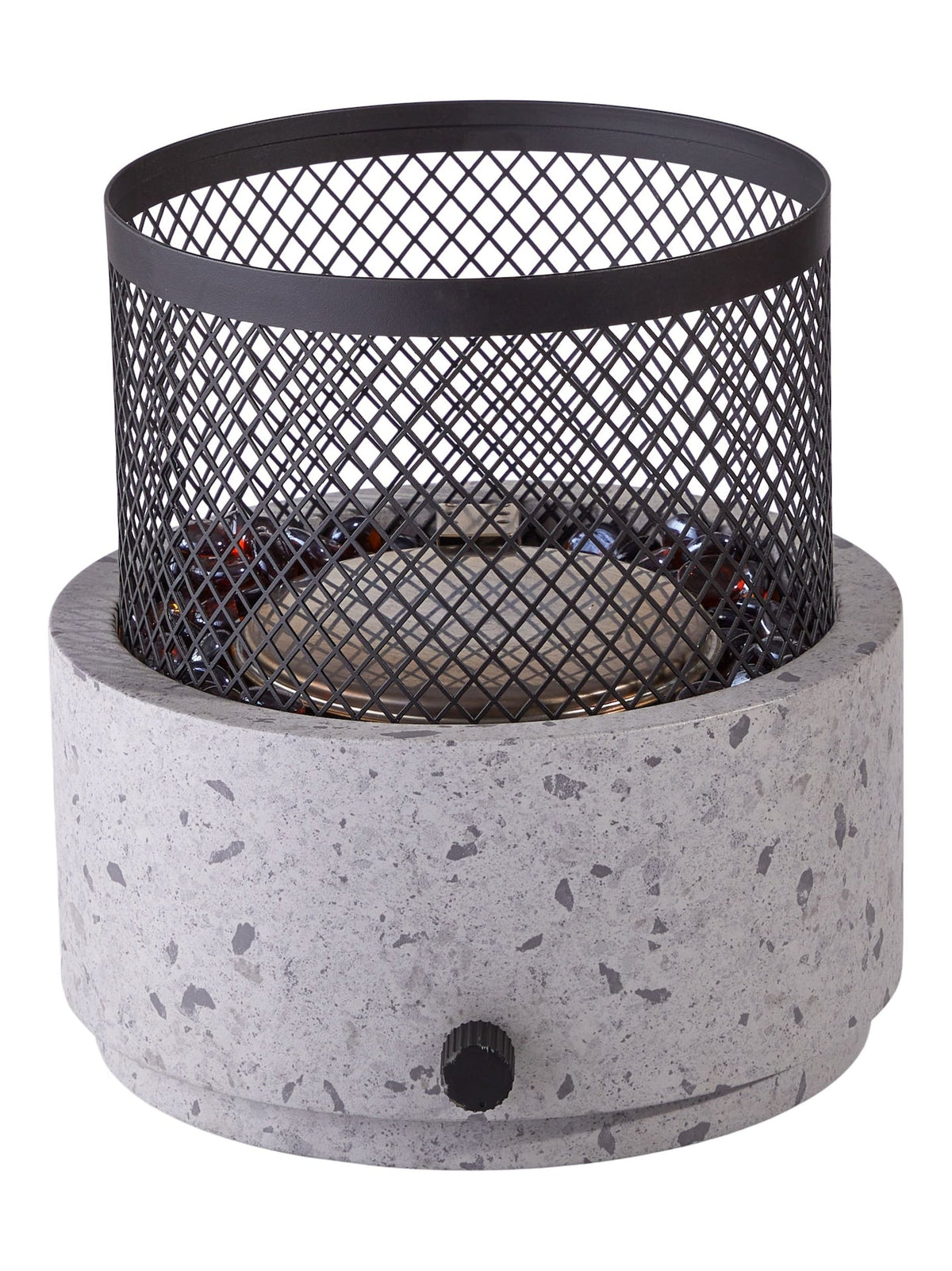 CANVAS Cinder Round Outdoor Tabletop Gas Fire Pit, 11,000 BTU