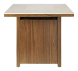 CANVAS Clarke LP Gas Outdoor Fire Table, 40,000 BTUs, 30-in, Brown