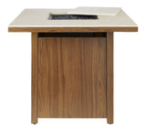 CANVAS Clarke LP Gas Outdoor Fire Table, 40,000 BTUs, 30-in, Brown