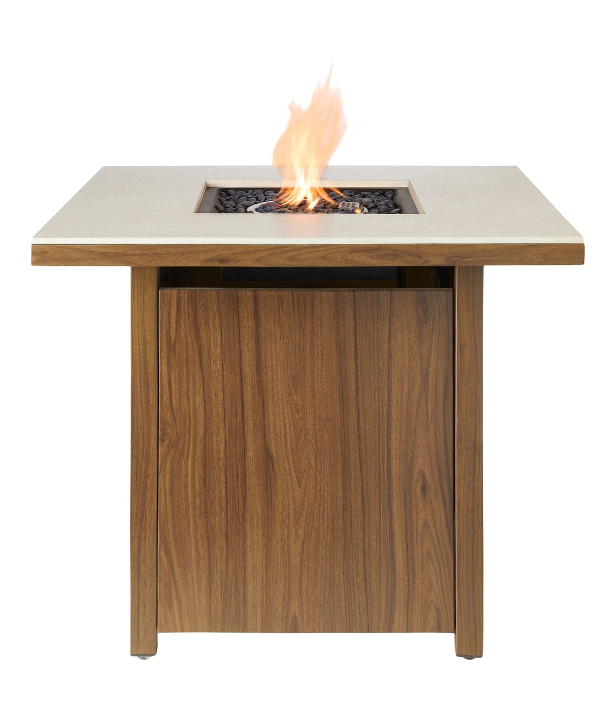 CANVAS Clarke LP Gas Outdoor Fire Table, 40,000 BTUs, 30-in, Brown