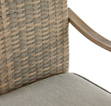CANVAS Granville Fire Outdoor Dining Set with Water/Stain/Fade-Resistant Cushions, 7-pc