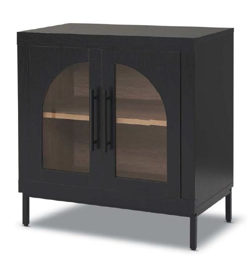 Canvas Hinton Cabinet, Black