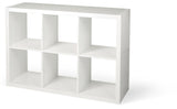 CANVAS Invermere 6-Cube Storage Organizer, Bookcase/Bookshelf, White