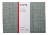 CANVAS Lurex Rectangle Textilene Woven Placemat, Sage, 13-in x 18-in, 4-pk