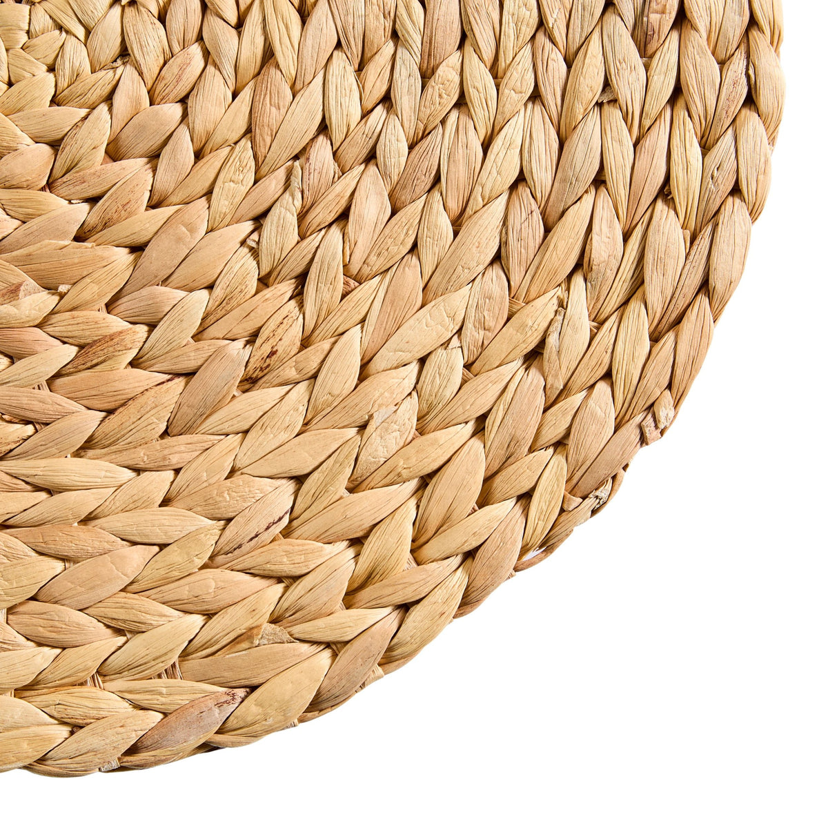 CANVAS Natural Round Paper Placemat/Charger, Beige, 4-pk