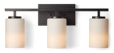 CANVAS Northfield 3-Light Vanity Light Fixture, Matte Black