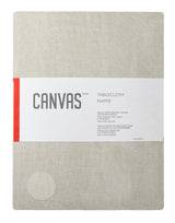 CANVAS Oatmeal Table Cloth, 60 x 84-in