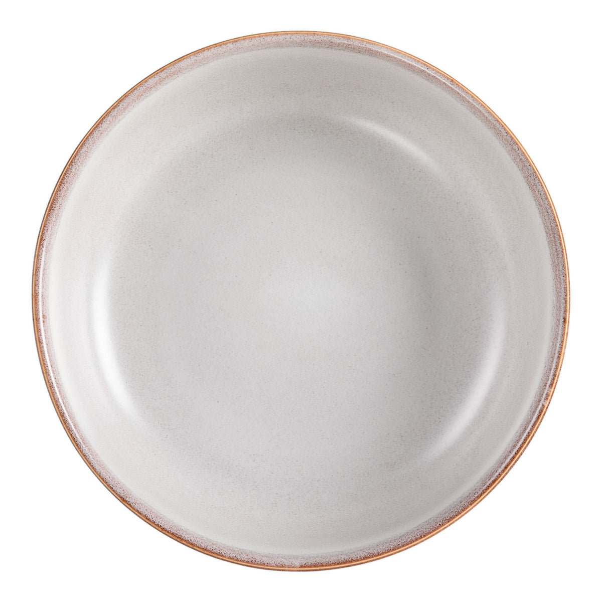 CANVAS Reactive Glaze Dinner Bowl, 1-pc, White with Reactive Glaze