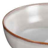 CANVAS Reactive Glaze Dinner Bowl, 1-pc, White with Reactive Glaze